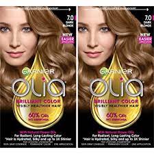 Find great deals on ebay for olia hair dye blonde. Amazon Com Garnier Olia Ammonia Free Brilliant Color Oil Rich Permanent Hair Color 7 0 Dark Blonde Pack Of 2 Blonde Hair Dye Beauty