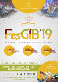 Talempong melintasi zaman tutur visual. Festival Gamelan Istana Budaya 25 27 Mac 2019
