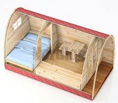 Nordlog Camping Pod 2 4 X 4 0m Haus Campinghaus Ferienhaus Gartenhaus Holz Ebay Tiny House Design Pod House A Frame House