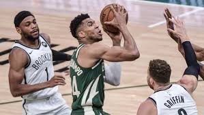 Milwaukee survives kevin durant's record night in game 7, advances to east finals giannis and co. Bucks Edge Nets In Game 3 To Cut Series Deficit To 2 1