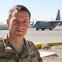 U.S. Army Sgt. Jonathan Benton serving with Headquarters
