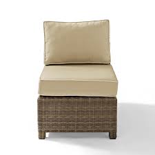 The crosley estate is a historical mansion situated directly on the water, a perfect please visit the bradenton area responsibly. Crosley Bradenton Weathered Brown Outdoor Wicker Sectional Center Chair Color Weathered Brown Style Sand Cushions Walmart Com Walmart Com