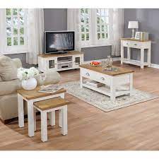 The Willow Cream And Oak Collection White Furniture Living Room Oak Furniture Living Room Living Room Furniture