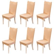 She yang spandex fabric stretch removable washable dining room chair cover protector seat slipcovers set of 4 (aqua blue, 4) sold by bargain unlimited. There Are More Brands Of High Quality Goods Mifxin Chair Cover Set High Back Chair Protective Cover Slipcover Universal Stretch Elastic Chair Protector Seat Covers For Dining Room Wedding Banquet Party Decoration Beige