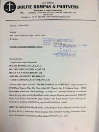 Surat kuasa secara umum surat kuasa diatur dalam bab ke enambelas, buku iii kuh perdata dan secara khusus diatur dalam hukum acara perdata hir dan rbg. Segera Disidangkan Gugatan Perbuatan Melawan Hukum Yang Dilakukan Dewan Pers Media Transparancy