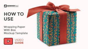 Download How To Use Guide Wrapping Paper Mockup With Box Youtube