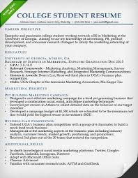 Use this sample resume template to complement your cover letter for your job application. Resume Format College Student Resume Templates