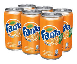 Fanta Orange 222ml Cans 6 Pack Fanta Danimals Smoothie Orange