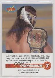1997 BBM Pro Wrestling Hyper Pro-Wrestling Album Hayabusa #7 | eBay