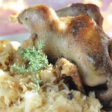 Faisan A La Choucroute Recettes Recette Recette Choucroute Choucroute Recette