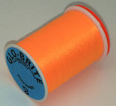 veniard glo brite floss 100 yards amber 8