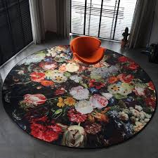 bloemen vloerkleed 4 round carpets round carpet design carpet design