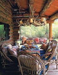 Aslan Yattigi Yerden Belli Olur Rustic Patio Rustic Porch Rustic Cabin