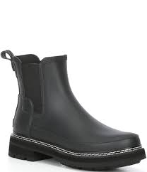 Shop chelsea boots by hunter online. Hunter Refined Stitch Detail Waterproof Block Heel Chelsea Boots Dillard S