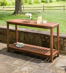 Check spelling or type a new query. Eucalyptus Wood Console Table Lancaster Outdoor Furniture Collection Plowhearth