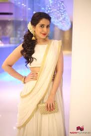 Weekend hairstyles for short hair: Rashi Khanna Latest Photos Saree Hairstyles Indian Hairstyles Engagement Hairstyles