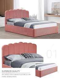 If you want a bedroom that offers tranquility and peace of mind, then you need to focus on the bigger picture. Bedroom Furniture Pink Color Gaslift Storage Princess King Size Double Fabric Girl Dream Bed Buy Bedroom Furniture Set Gaslift Storage Double Bed Princess King Size Girl Bed Product On Alibaba Com