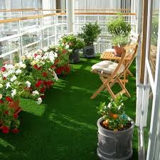 Amazing Look Fake Grass Balcony Small Balcony Garden Outdoor Gardens Design Small Balcony Design