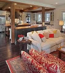 Color helps open concept homes have a natural flow. Designing An Open Kitchen Farm House Living Room Open Concept Kitchen Living Room Open Living Room