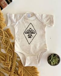 Natural Thunderbird Onesie- FREE SHIPPING- Desert, Southwest, Tribal,  Western, Baby, Boho, Gender Neutral, Phoenix, Infant, Bodysuit
