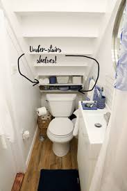 Well Made Heart Is Under Construction Yay Bathroom Under Stairs Tiny Bathrooms Small Bathroom Remodel