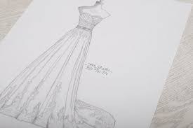 Fashion figures serve as the template for a fashion designer's vision. Custom Wedding Dress Illustration Bridal Gown Drawing Pencil Hand Drawn Wedding Dress Illustrations Custom Wedding Dress Dress Illustration