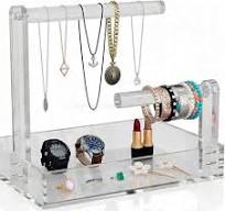Custom acrylic jewelry display, necklace stand, earring ...