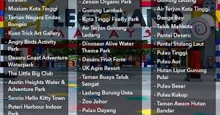 Tempat Tempat Menarik Destinasi Pelancongan Dalam Negeri Johor In 2020 Johor Info Periodic Table