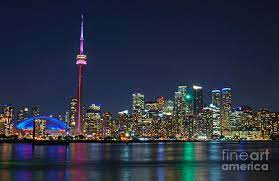 Maybe you would like to learn more about one of these? Toronto Night Skyline Photograph By Charline Xia