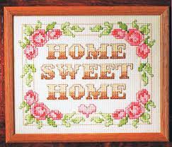 Home of the famous animal babies and bears at work. Kooler Design Studio Home Sweet Home Big Stitch Cross Stitch Pattern 123stitch
