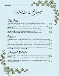 77 Kostenlose Speisekarten Vorlagen Zum Selbst Gestalten