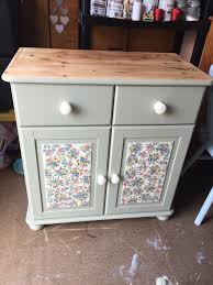 Sideboard With Decoupage Door Panel Using Frenchic Paint And Cath Kidston Napkins Frenchic Cathkidston Furniture Projects Upcycled Furniture Paint Furniture
