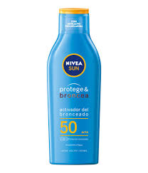 Nivea sun block face whitening immediate collagen dna protect spf50 pa++ 15 ml. Amazon Com Nivea Sun Protect And Tan Milk With Spf 50 200 Ml Beauty