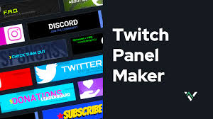 To add or edit a panel on your channel within your channel page in twitch is pretty simple as you will have all the required controls on your window; Twitch Panel Maker Free Custom Panels