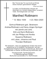 Самые новые твиты от jan rottmann (@demonsmoker666): Traueranzeigen Von Manfred Rottmann Waz Trauer De