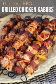 Easy Grilled Chicken Kabob Recipe Eating On A Dime Easy Grilling Recipes Grilled Chicken Kabobs Grilled Chicken Recipes