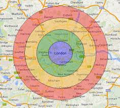 This online mapping tool measures the area of a circle and calculates its measurements in square meters (m²), square kilometres (km²), square feet (ft²), square miles (mi²). Circles Free Map Tools Blog