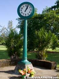 The tsunami was unusually powerful for the size of the earthquake. Tsunami Clock Of Doom Hilo Big Island Hawaii