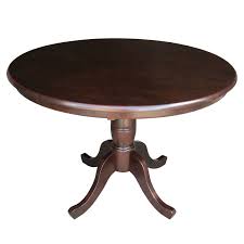 International Concepts 30 Inch Tall 36 Inch Round Top Rich Mocha Pedestal Dining Table K15 36rt Bellacor Round Pedestal Dining Pedestal Dining Table Dining Table