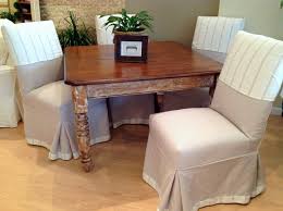 Dining chair covers to dress up your dining area. Short Slipcovered Parson Chair Houzz