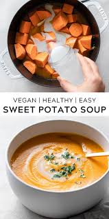 Sweet Potato Soup Recipe Silky Smooth Real Vibrant Recipe In 2020 Sweet Potato Soup Recipes Recipes Sweet Potato Soup