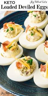 Deviled Eggs With Bacon Keto Low Carb Thm S Gluten Free In 2020 Keto Deviled Eggs Food Bacon Deviled Eggs