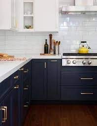The blend of these two tones creates an undeniably appealing color. Midnight Blue Kitchen Cabinets For 2018 2018colourtrends Darkblue Kitchen Inspirations Kitchen Remodel Kitchen Cabinets Makeover