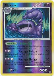 Just one drop of this pokémon's body fluid can turn a pool stagnant and rancid. Muk 57 127 Uncommon Reverse Holo Pokemon Singles Platinum Collector S Cache