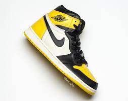 Snag the freshest kicks at an amazing price. Air Jordan 1 High Yellow Toe First Look Justfreshkicks
