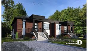 Decouvrez Le Plan 2087 Eleganza Qui Vous Plaira Pour Ses 1 2 Chambres Et Son Style Moderne Duplex House Plans House Plans Family House Plans