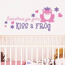Be the first to contribute! Kiss A Frog Wall Decal Decalmywall Com