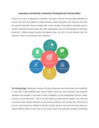 Check spelling or type a new query. Benefits Of Business Development By Norman Meier By Norman Meier Issuu