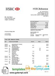 Gotempl In 2020 Statement Template Bank Statement Statement