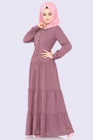 Modaselvim Elbise Kemerli Elbise Ferace 2049ab368 Gul Kurusu Model Pakaian Hijab Pakaian Wanita Model Pakaian